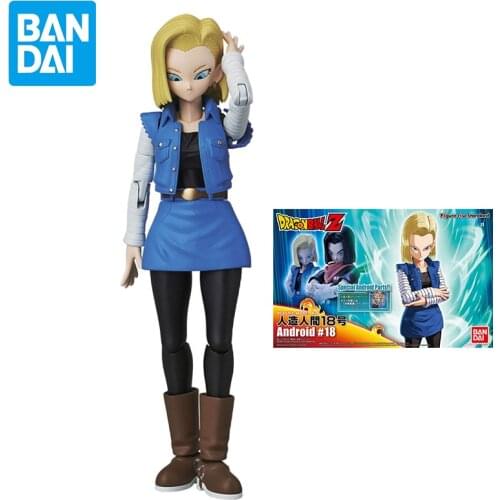Bandai Assembled Model Figure-rise Dragon Ball Android 18 Action Figure Gundam Decoration Toy Childrens Birthday Gift