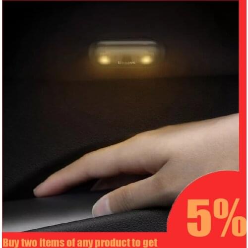 BASEUS Car Interior Light Capsule lights Auto USB Light Atmosphere Light 2Pcs Durable Object Finding Night Light Sunset Lamp