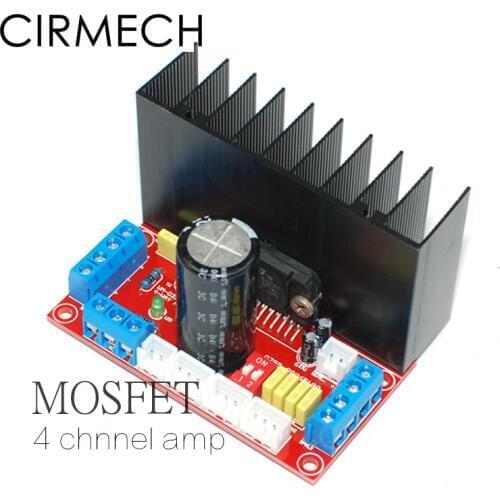 CIRMECH HIFI MOSFET HIFI TDA7850 4-channels home amplifier board Car Audio Amplifier Board 4X50W
