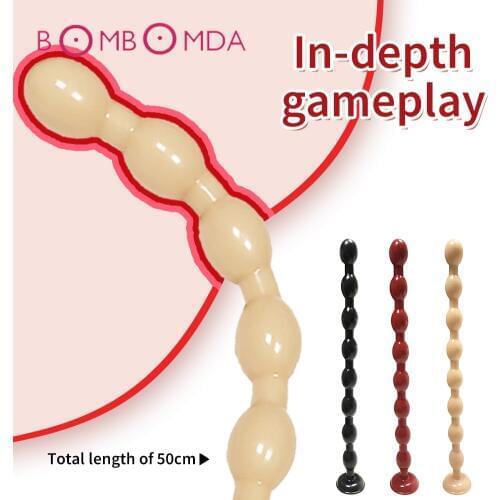 50cm Long Dildo Anal Beads Butt Plug Anal G spot Stimulator Sex Toys For Women Men Prostate Massager Erotic Sex Toys for Adults