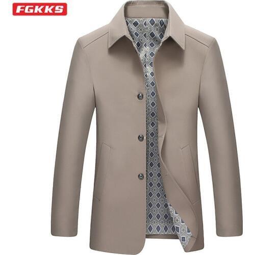 Мужские тренчи FGKKS China At AliExpress