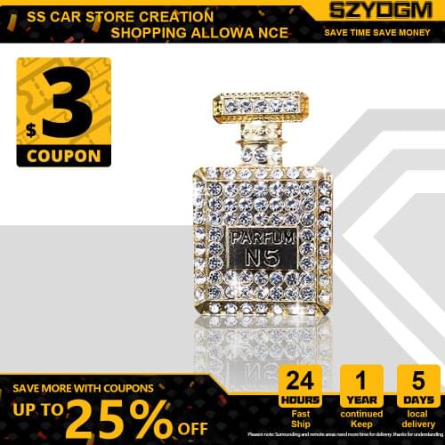 Inlay Water drill Perfume bottle car Air conditioning outlet perfume car perfume car interior accessories car fragrance