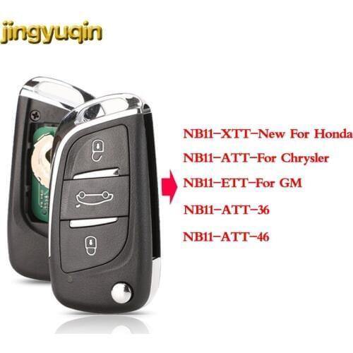 Jingyuqin NB11 KD Remote NB Series Car Key For KD900 URG200 Remote Master 3 Button Universal Multi-functional KD Key