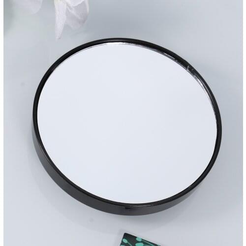 8.8cm 10X Magnifying Glass Mirror Wall Small Round Compact Makeup Mirror Pocket Cosmetic Mirror Magnification Bathroom Makeup To