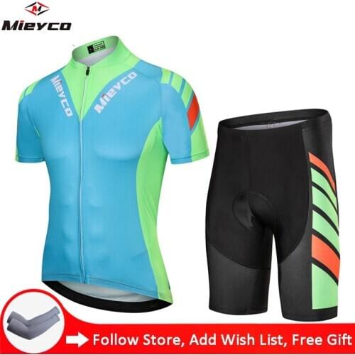 Mieyco Cycling Jersey Set Summer Men Bicycle Clothing Maillot Ropa Ciclismo MTB Bike Clothes Sports Wear Suit 2020 Cycling