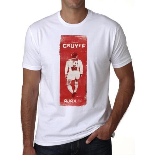 Johan Cruyff T-Shirt Holland Football Soccer Legend Tee Hot Selling Top Fitness Clothing Tops Male Print Tee Shirt Homme
