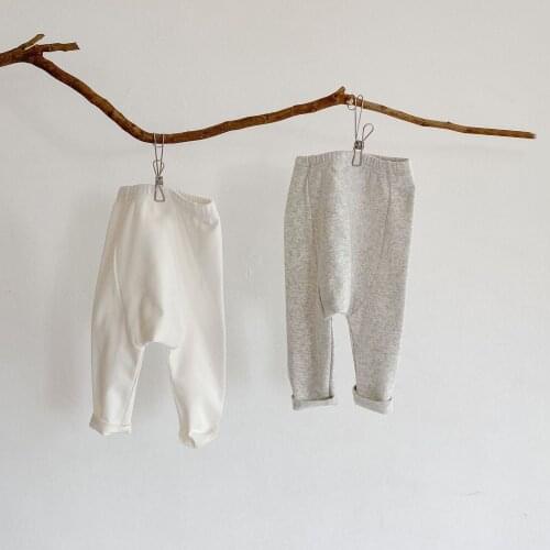 Cotton soft girl baby pants white spring autumn clothes for newborns warm baby boy pants Leggings for girls baby clothes