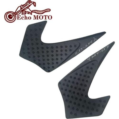 For Yamaha MT-07 MT07 MT 07 2013-2017 Motorcycle Tank Pad Protector Sticker Decal Gas Knee Grip Tank Traction Pad Side