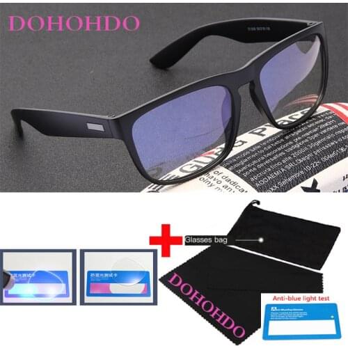 Classic Anti Blue Light Glasses 2021 Men Women Computer Gaming Eyeglasses Frame Vintage Square Black Clear Lens Spectacles UV400