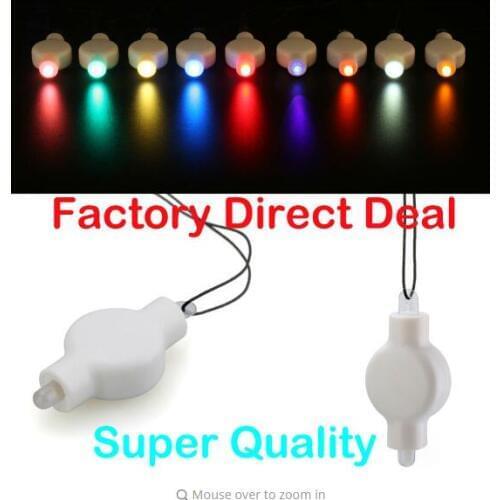 100 Pieces/Lot Original Submersible Hanging LED Floralyte Chinese Paper Light for Valentine Days Decoration