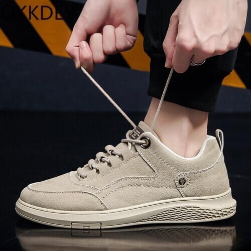 Okkdey 2020 burst spring new low-help shoes fashion a hundred casual shoes shake sound burst mens shoes