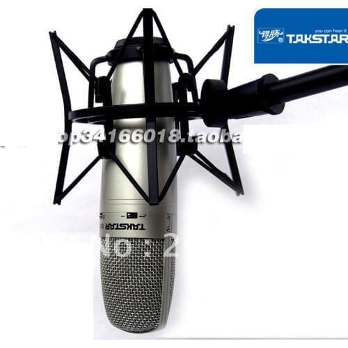TAKSTAR SM-1B Professional recording microphone (wind sponge shock mount suitcase) with Carrying Box