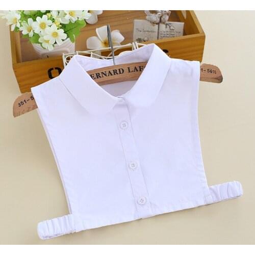 Removable Fake Collar Blouse Tops for Children Lapel Detachable Shirt Collar Girls Baby False Collars Blouse Top Accessory