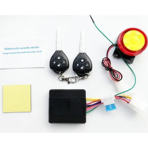 Remote Start Motorcycle Alarm Engine Theft Protection Activation Motorbike System Accessories With 2 Smart key For Kawasaki