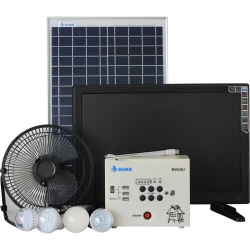 Pay as you go prepaid solar home power batteries systems 60W off grid complete