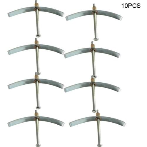 10pcs 86 Type Dark Box Repair Screw Manganese Steel Socket Old Fixed Cassette Wall Repair Replace Box Switch Mount Box Wholesale