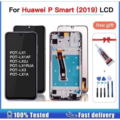 Display For Huawei P Smart 2019 LCD Touch Screen Digitizer with Frame for Huawei P Smart 2019 Display HRY-LX1 HRY-LX2 HRY-LX1MEB