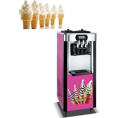 22L/30L/40L Popular Big Capacity Free sea Shipping 3 Flavor Soft Ice Cream soft Machine for Sale