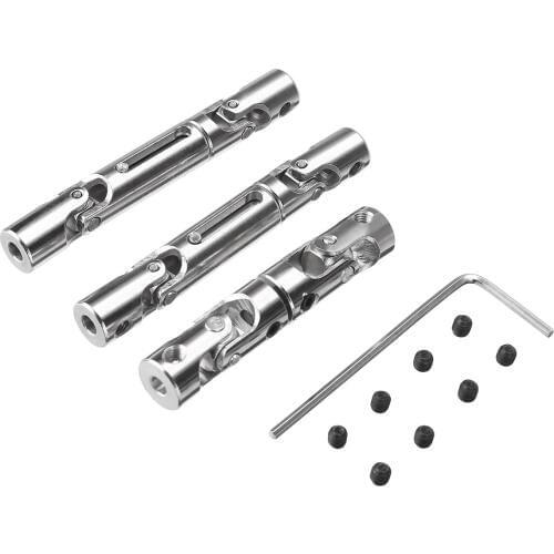 3Pcs New Upgrade Part Metal Drive Shaft For WPL B-36 B-16 6WD 1/16 RC Car Silver Tool Parts Accessories Durable