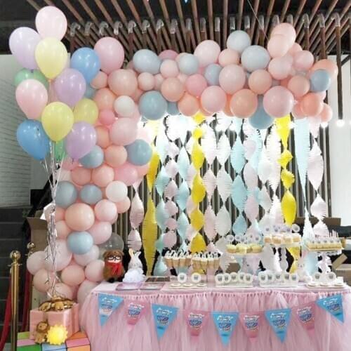30/50pcs 10inch Mint Green Macaron Latex Balloons Baby blue Pink Latex Helium Ballon Birtday Event Party Wedding Decoration