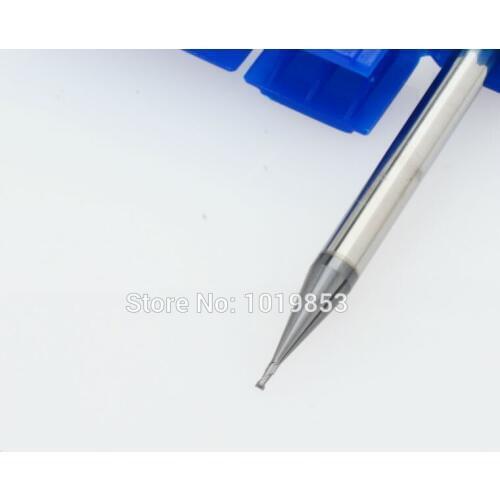4pcs CGS-250 0.8*4*50L HRC50 Solid Tungsten Carbide Micro Diameter End Mill for silver