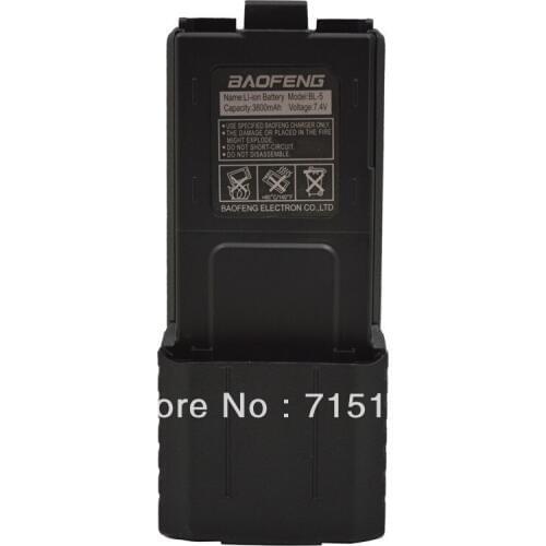 7.4V 3800mAh Ultra High Capacity Li-ion Rechargeable Battery Pack for Baofeng UV-5R Dual Band Radio