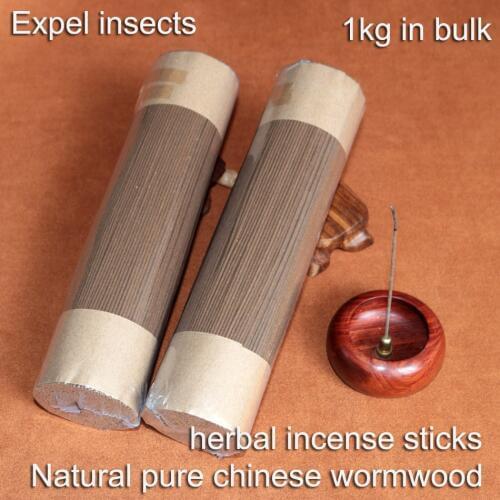 1kg natural chinese wormwood health incense sticks bulk air cleaning expel insects kids living room soothing Yoga Meditation