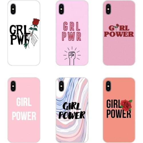 Girls power For Apple iPhone X XR XS 11Pro MAX 4S 5S 5C SE 6S 7 8 Plus ipod touch 5 6 Accessories Phone Cases Covers