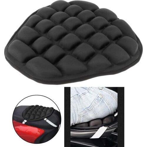 Motorcycle Seat Cover Air Pad Motorcycle Air Seat Cushion Cover Pressure Relief Protector for Cruiser Sport Touring Saddles