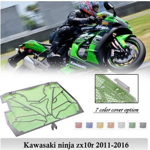 For Kawasaki ZX-10R ZX10R Ninja ZX10R 2011 2012 2013 2014 2015 2016 Motorcycle Radiator Grille Grill Protective Guard Cover New