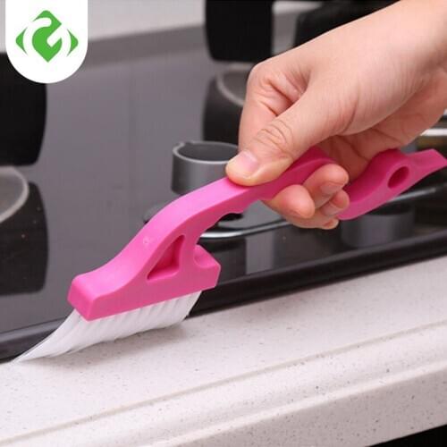 Creative Hand-held Cleaning Brush Multipurpose Groove Door Window Gap Brush Keyboard Kitchen Cleaning Brush Home Cleaning Tools