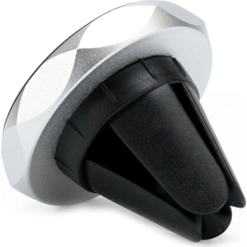 Outlet bracket Mobile phone magnet bracket for car air conditioner Aviation aluminum magnesium alloy material Rhombus