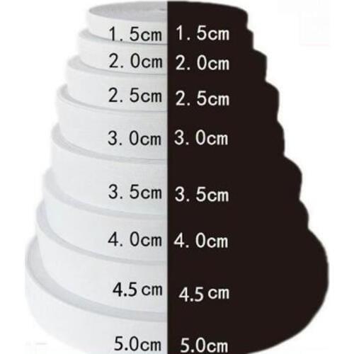 5m wide 3/6/10/12/15/20/25/30/35/40/45mm white black nylon highest elastic bands garment trousers sewing accessories diy 5BB5634