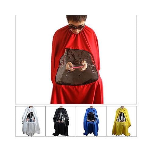 Cool Design Hair Cutting Aprons Cape Transparet Barber Hairdressing Gown Viewing Window barber cloth Aprons