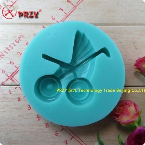 PRZY Mold Fondant Cake Decoration Mold (si230) Silica Gel Style Large Wholesale Hot Sale Chocolate Silicon Childrens Car New