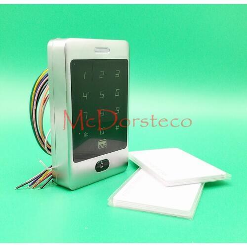 Touch keypad card access control 125khz RFID card reader IP65 waterproof access controller with 8000 lager user capaity
