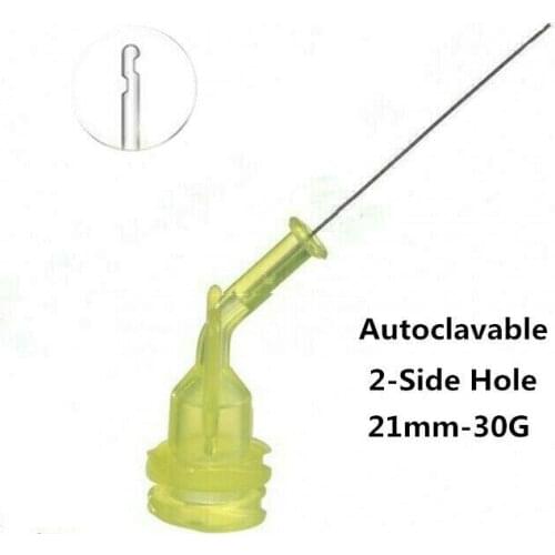 Dental EDTA Irrigation Needle Ultradent NaviTip Disposable Syringe Tips 30G 21mm Autoclavable 2-Side Hole
