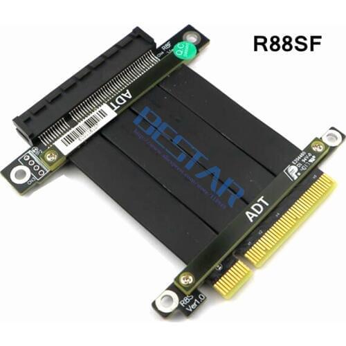 Riser PCI-E 3.0 x8 Extension cable to pci-e 8 8x PCIe Riser CARD expresscard 1U 2U servers Extender Cable 20cm 100cm Gen3 64Gpbs