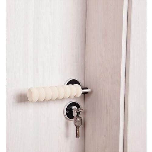 Door Knob Covers Soft Foam Door Handle Knob Cover Protector Protective Home Safety Dust Covers Elastic Baby Static-free Z9Z8