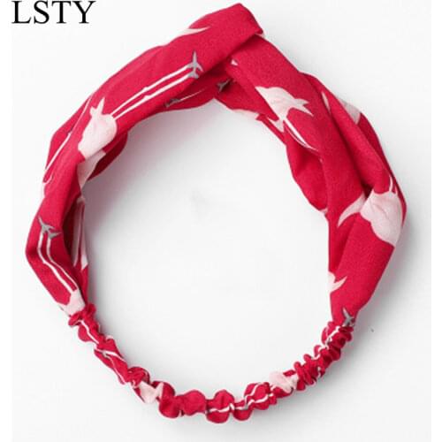 4Pcs/set Women Headband Fashion Flower Turban Vintage Cross Knot Elastic Hairbands Face Wash Hair Band Girls Hair Accessories