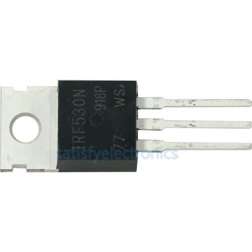 10PCS IRF530N IRF530 IRF530NPBF MOSFET MOSFT 100V 17A 90mOhm 24.7nC TO-220 new original