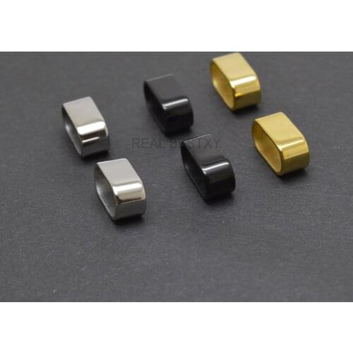 10pcs/lot 12*6mm Custom Beads for Jewelry Making Big Hole Gold Spacer Beads Diy Bracelet Necklace Stainless Steel Accessories