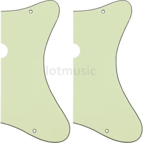 2 pcs Mint Green Guitar Pickguard 3Ply For DANELECTRO U2 Replacement
