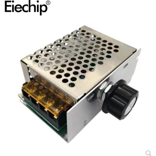 AC 10V-220V 4000W SCR Voltage Regulator Dimming LED Dimmer Motor Speed Controller Thermostat High-power Power Supply module