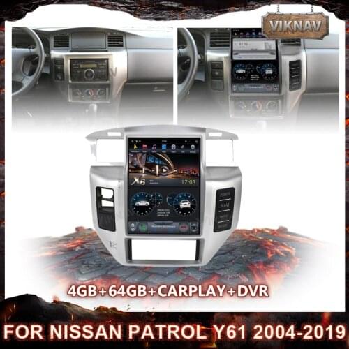 2 din For Nissan Patrol Y61 2004-2019 PX6 Android Car Radio Multimedia Player GPS Navigation CarPlay Screen Head Unit