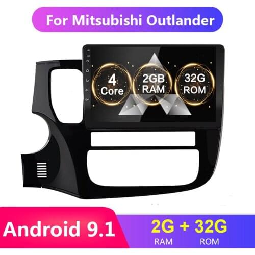 2G+32G 2 din Android 9.1 Car Radio For Mitsubishi Outlander 3 2012-2018 Autoradio Multimedia GPS DVR Camera RAM 2GB ROM 32GB USB