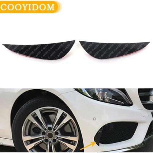 Car Front Bumper Air Vent Outlet Cover Trim For Mercedes Benz W205 C-Class C180 C200 C300 C400 C43 C63 AMG 2015 2016 2017 2018