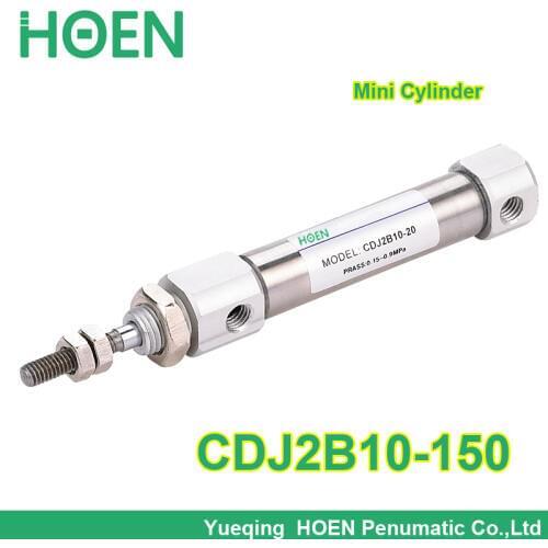 FREE shipping SMC Type CDJ2B CJ2 series air Cylinder single rod double action CDJ2B10-150 Mini Pneumatic Cylinder cdj2b10*150