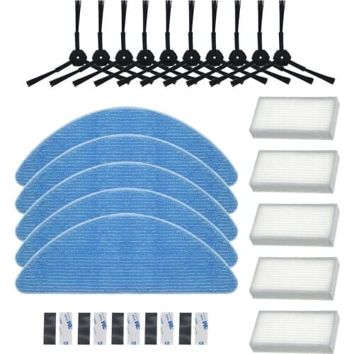 Side Brush Primary Dust filter Hepa Filter Mop pad for chuwi ilife v5 v5s V3 V3s v5 pro V50 V55 x5 robot vacuum cleaner parts