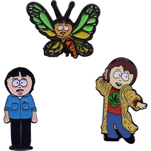 Security Guard Randy Marsh pin fun cartoon South-Park brooch